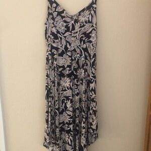 Floral Black and Cream dress like jump suit
